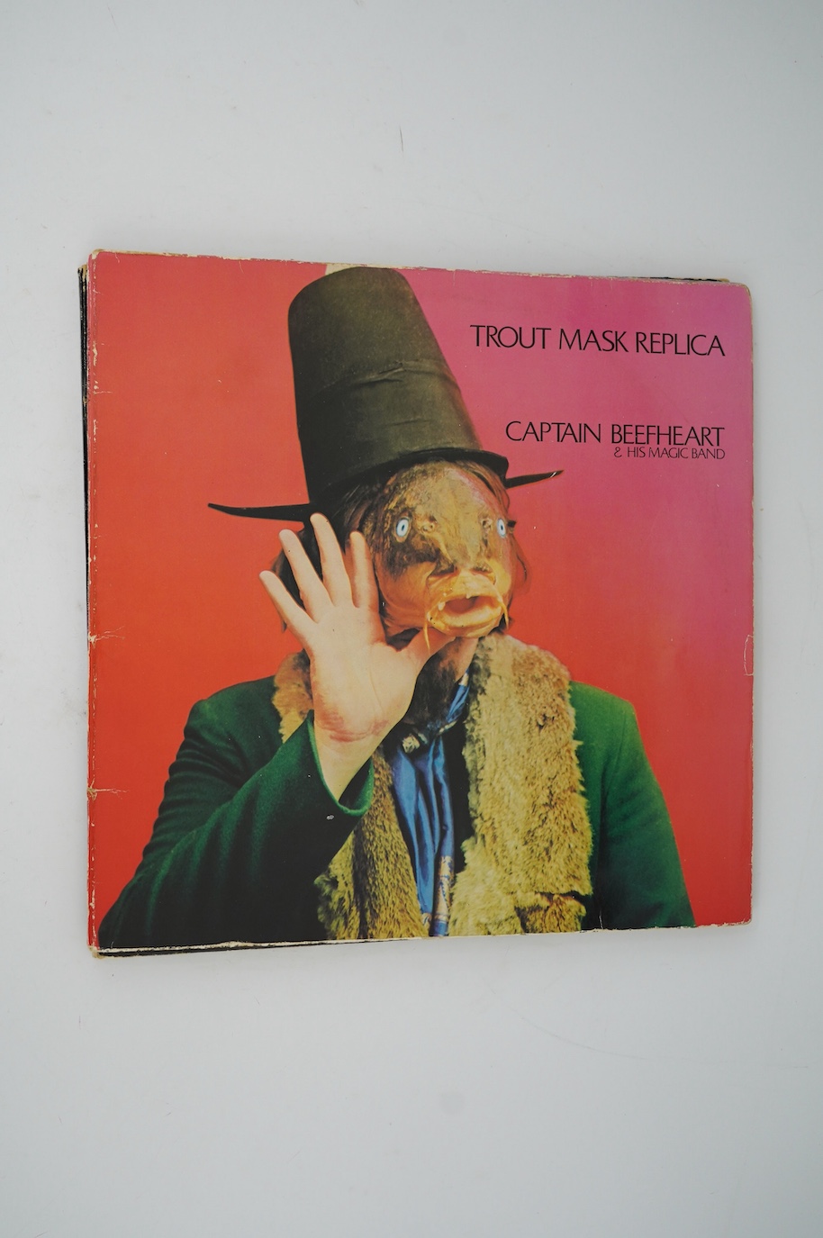 Four Captain Beefheart and His Magic Band LP record albums; Dropout Boogie, stereo on Buddah Records 2349002A, Trout Mask Replica, Lick My Decals Off Baby, and another, both stereo on Straight STS1063. Condition - fair t